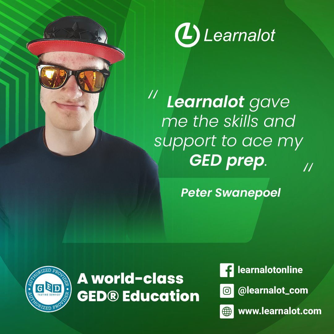 Peter Swanepoel Learnalot GED South Africa Testimonial
